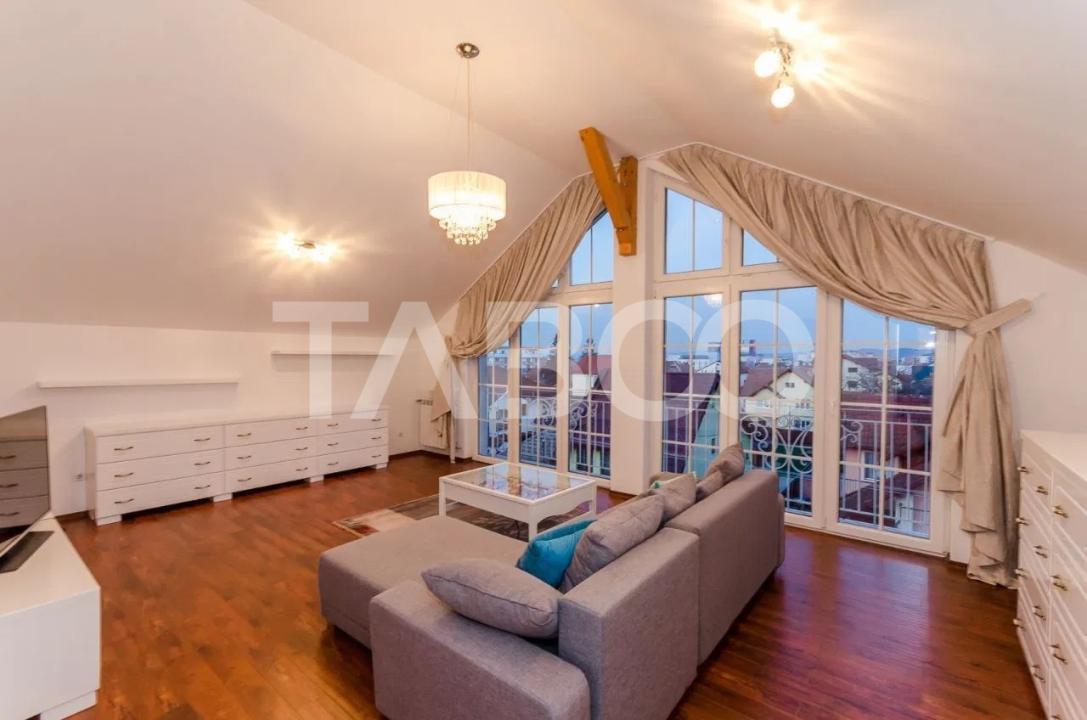Penthouse 4 camere de inchiriat in Sibiu zona Calea Dumbravii