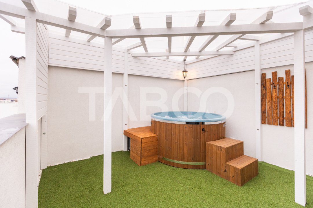 Penthouse 55 mpu 2 terase de 21 mp 22 mp jacuzzi barbeque grill