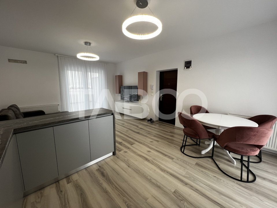 Penthouse de inchiriat 4 camere 2 terase 2 bai 86 mp Turnisor Sibiu