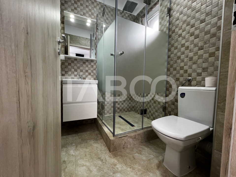 Penthouse de inchiriat 4 camere 2 terase 2 bai 86 mp Turnisor Sibiu