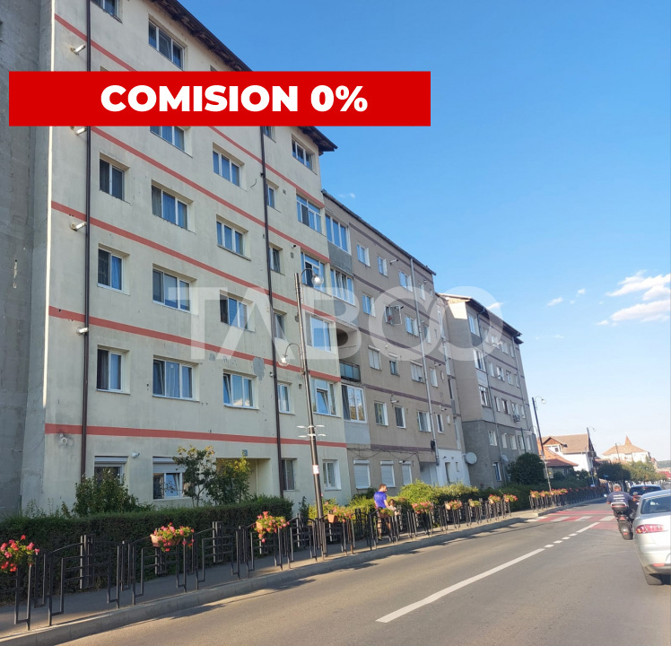 Pret Avantajos-Apartament 50 mpu 2 camere etaj 3 pivnita Cisnadie in Cisnadie - Piaţa Nouă