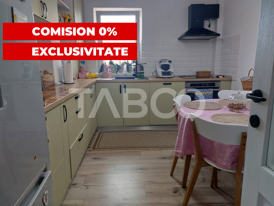 Te muti imediat- Comision 0% 3 camere 2 bai balcon pivnita Cisnadie
